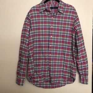 Ralph Lauren Polo red/white/green/blue dress shirt